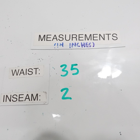 New! BIG STAR Boyfriend Shorts Womens Size L Orange Denim Fringe 35" Waist - Picture 9 of 9